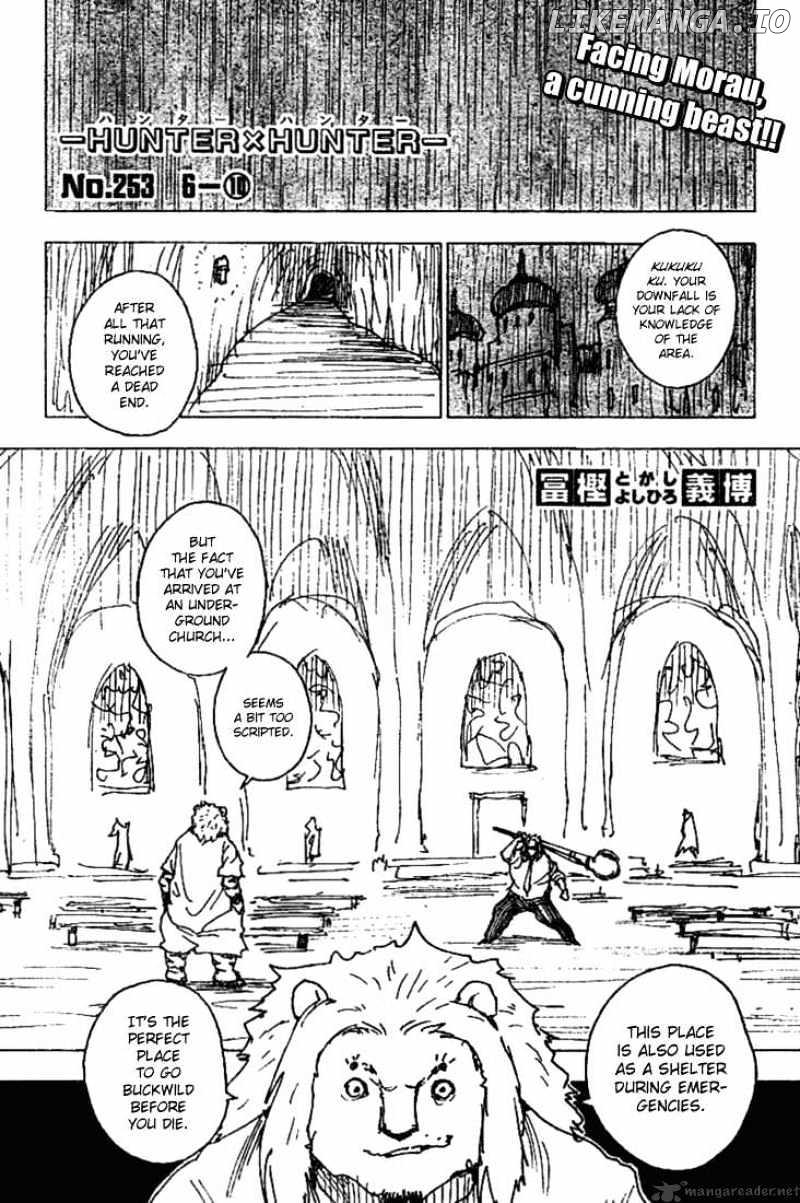 Hunter X Hunter chapter 253 - page 1