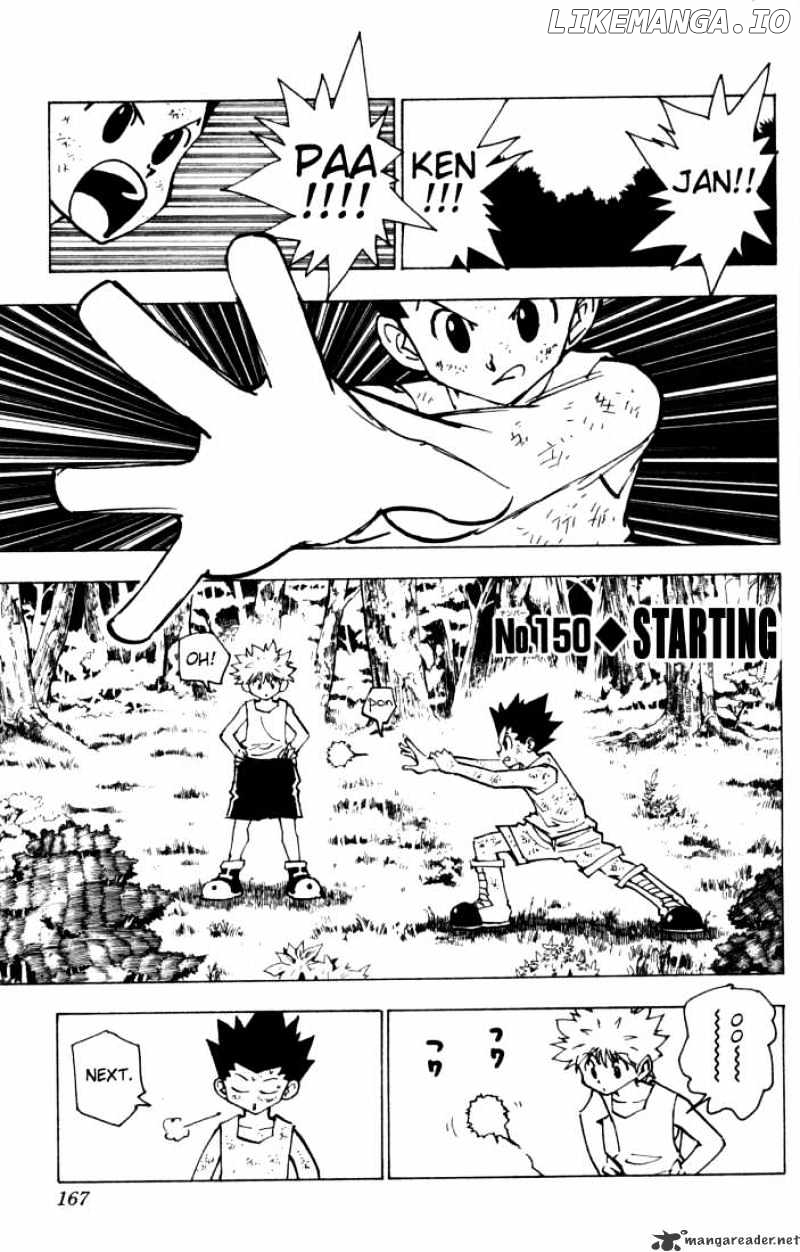 Hunter X Hunter chapter 150 - page 1