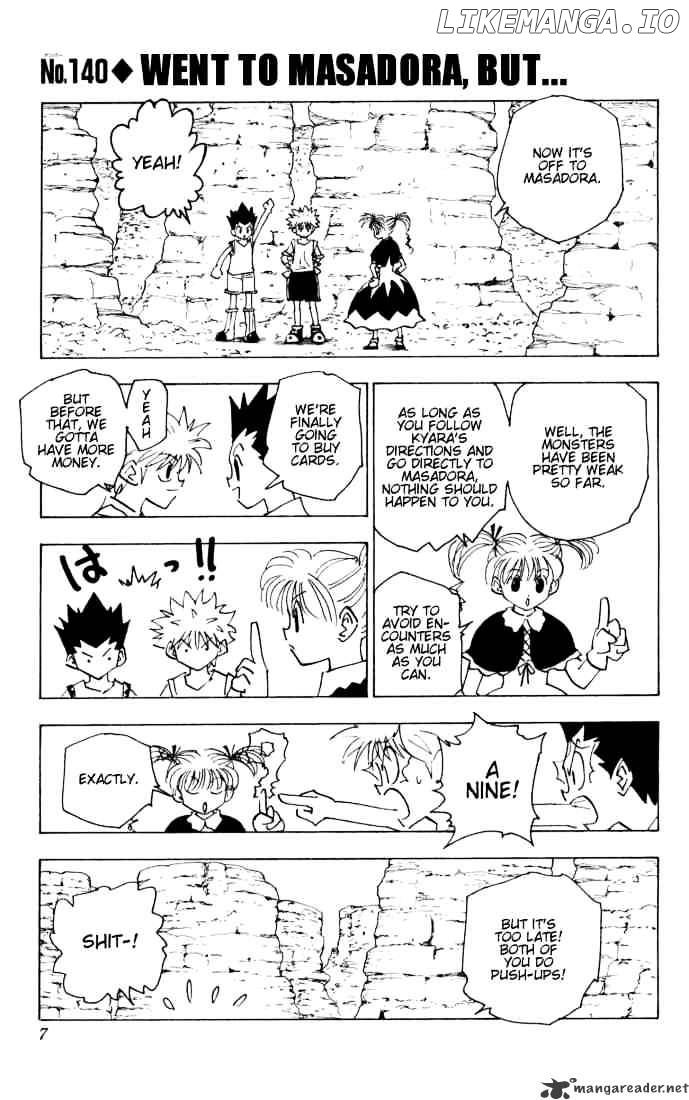 Hunter X Hunter chapter 140 - page 1