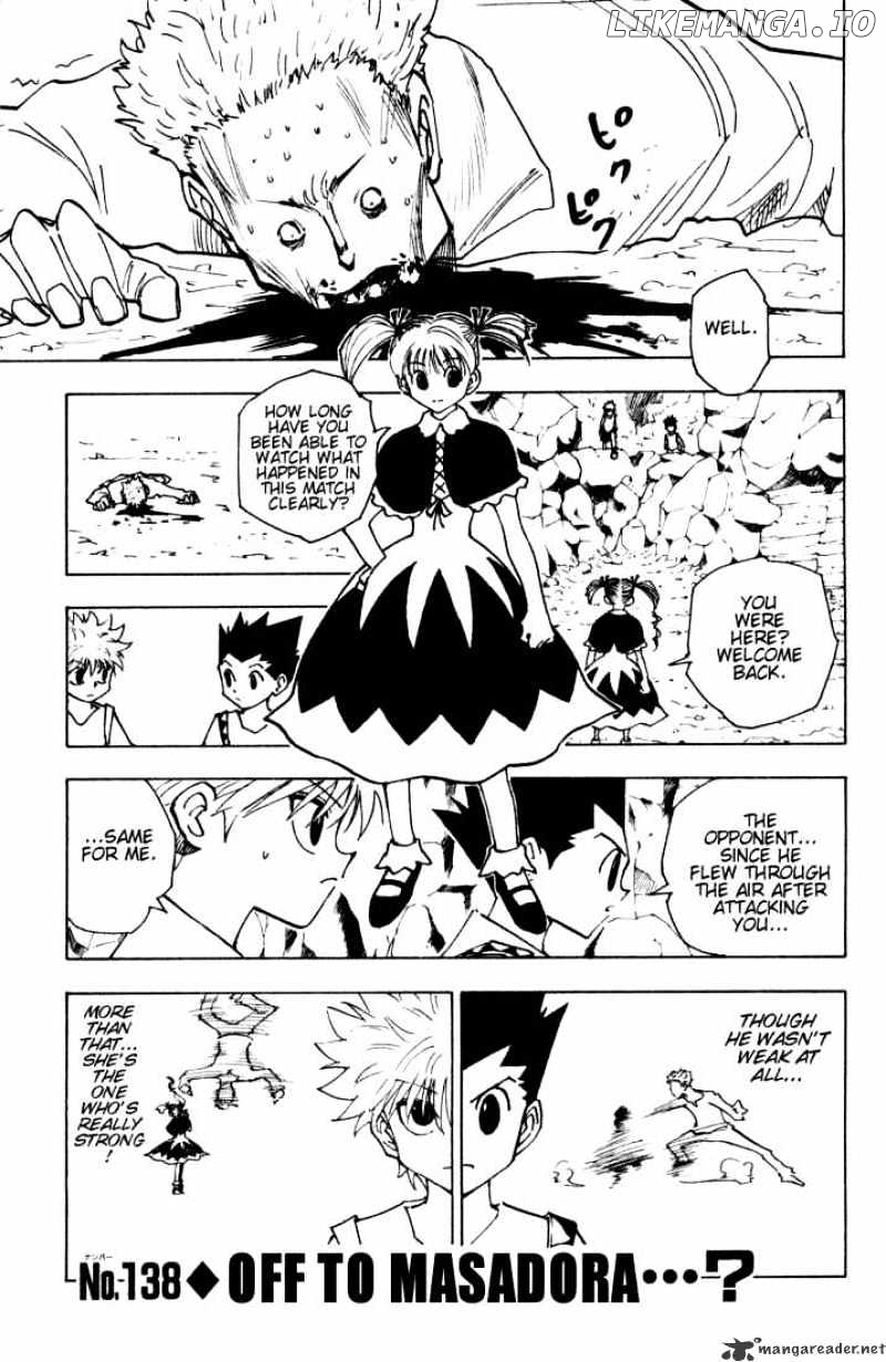 Hunter X Hunter chapter 138 - page 1