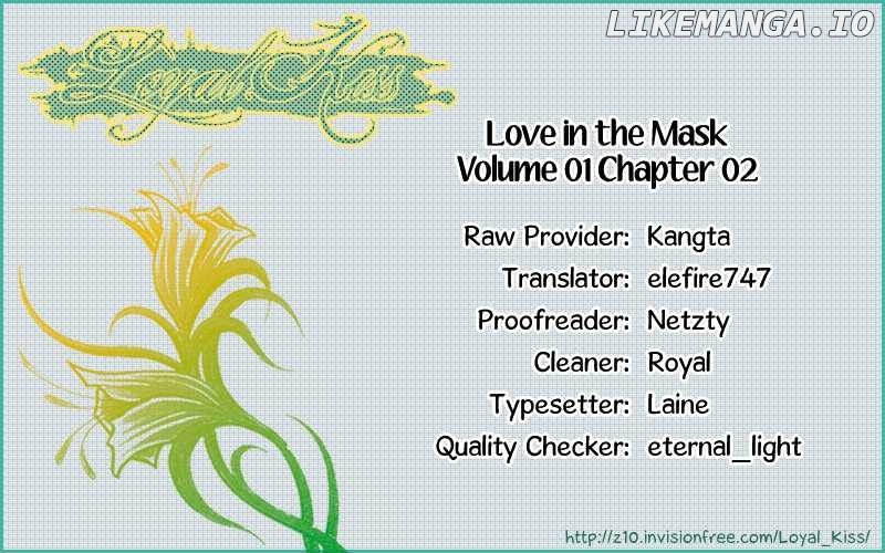 Love in the Mask chapter 2 - page 1