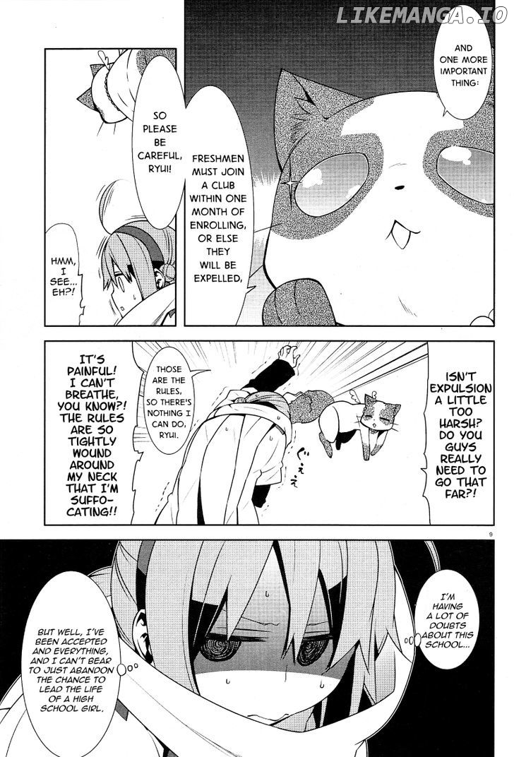 Mikagura Gakuen Kumikyoku chapter 2 - page 9