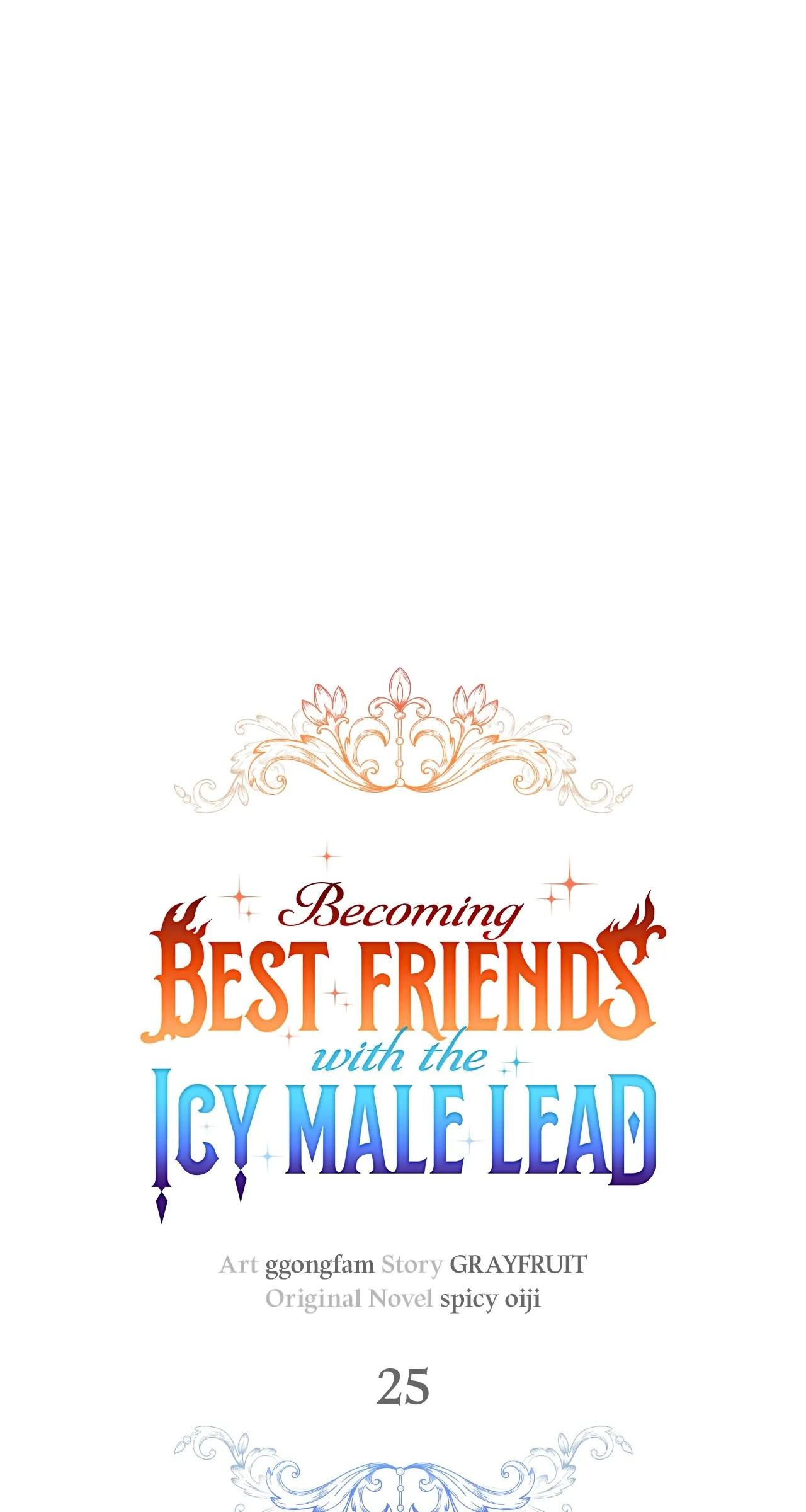 Becoming Best Friends With the Icy Male Lead Chapter 25 - page 1