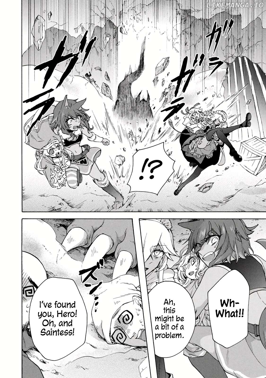 "Kukuku ....... He is the weakest of the Four Heavenly Kings." I was dismissed from my job, but somehow I became the master of a hero and a holy maiden. Chapter 14.2 - page 7