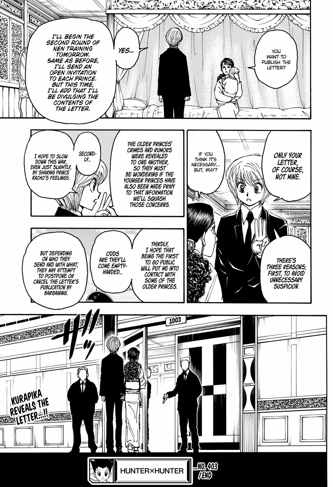 Hunter X Hunter Chapter 403 - page 20